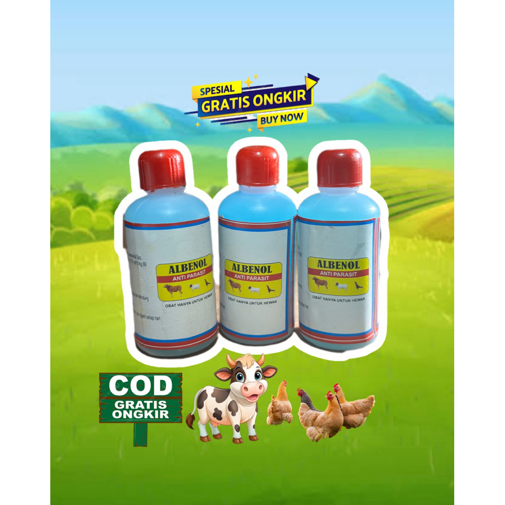 Albenol obat cacing untuk hewan