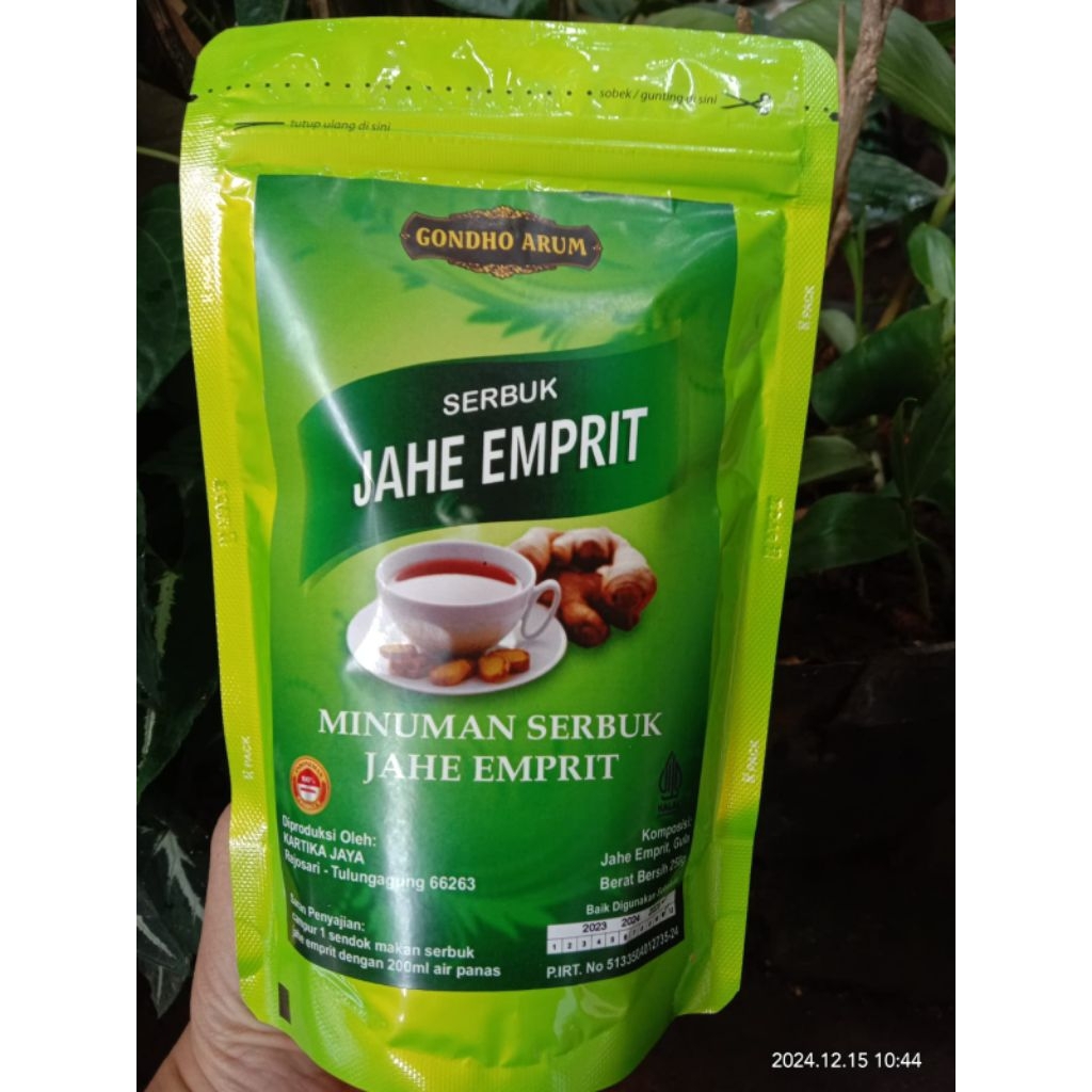 

Minuman Serbuk Jahe Emprit 250gram