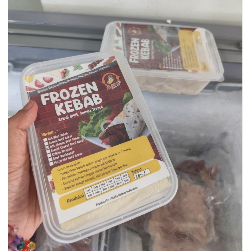 

Kebab Frozen Siap Masak (Hot Sweet Beef Kebab)
