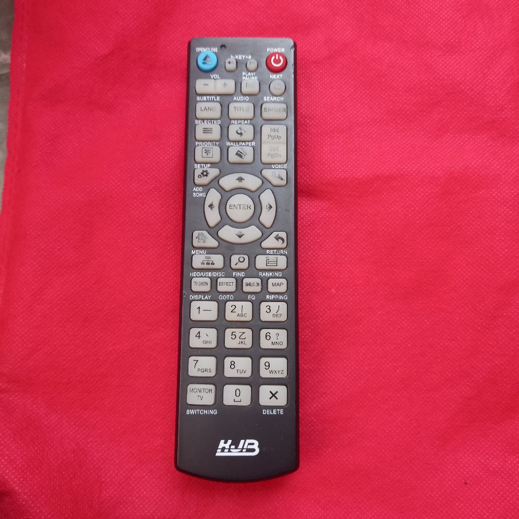 Remote Remot DVD Player KARAOKE KJB Original Asli .