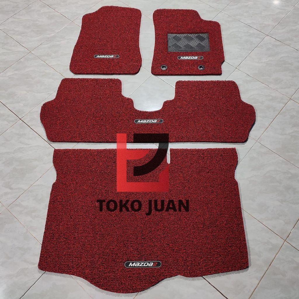 karpet mie bihun mobil mazda 2 hatchback non skyactiv