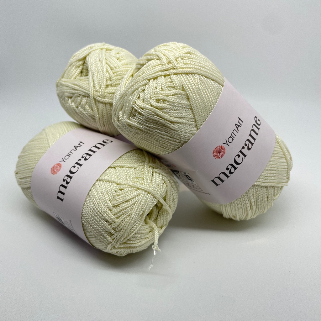 Premium Kualitas Tali Macrame Polyester YarnArt 2 mm