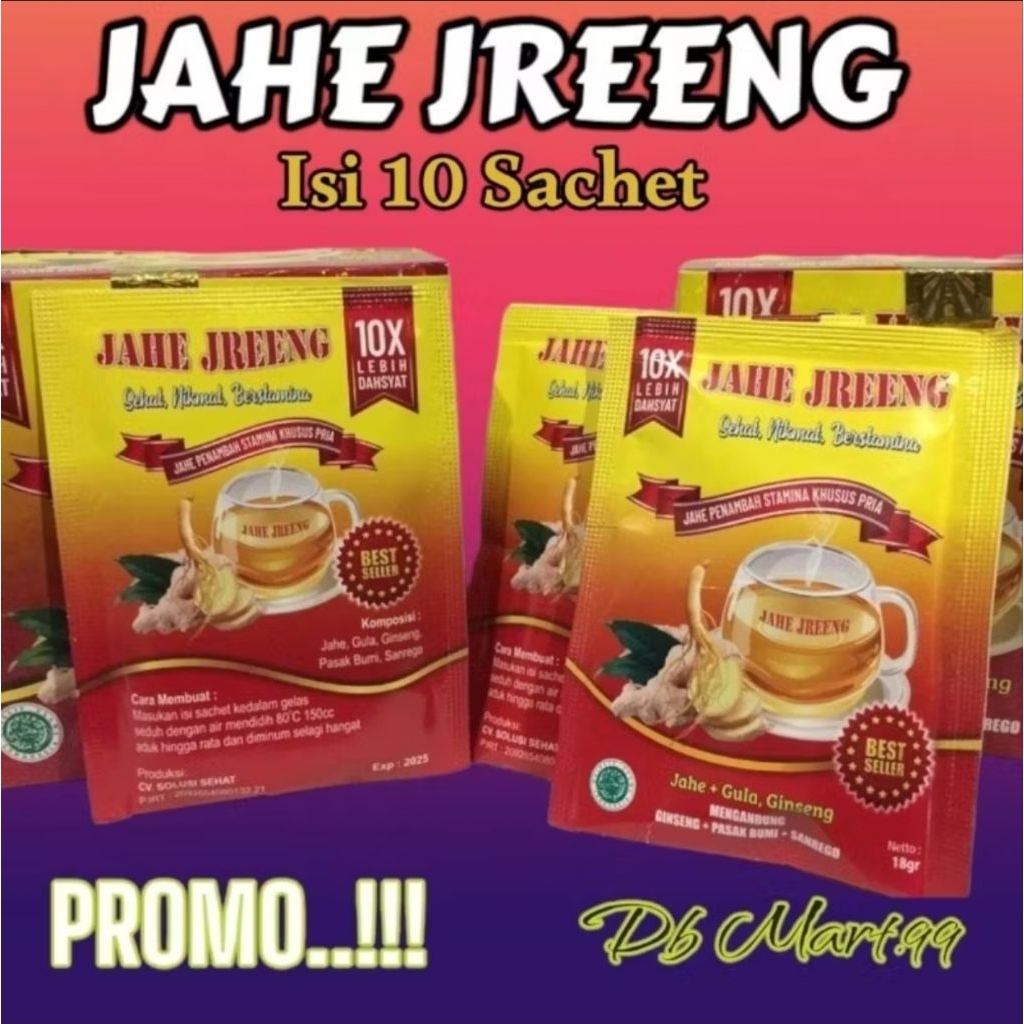 

jahe Jreeng - jahe berstamina - jahe jreeng super harga 1 box