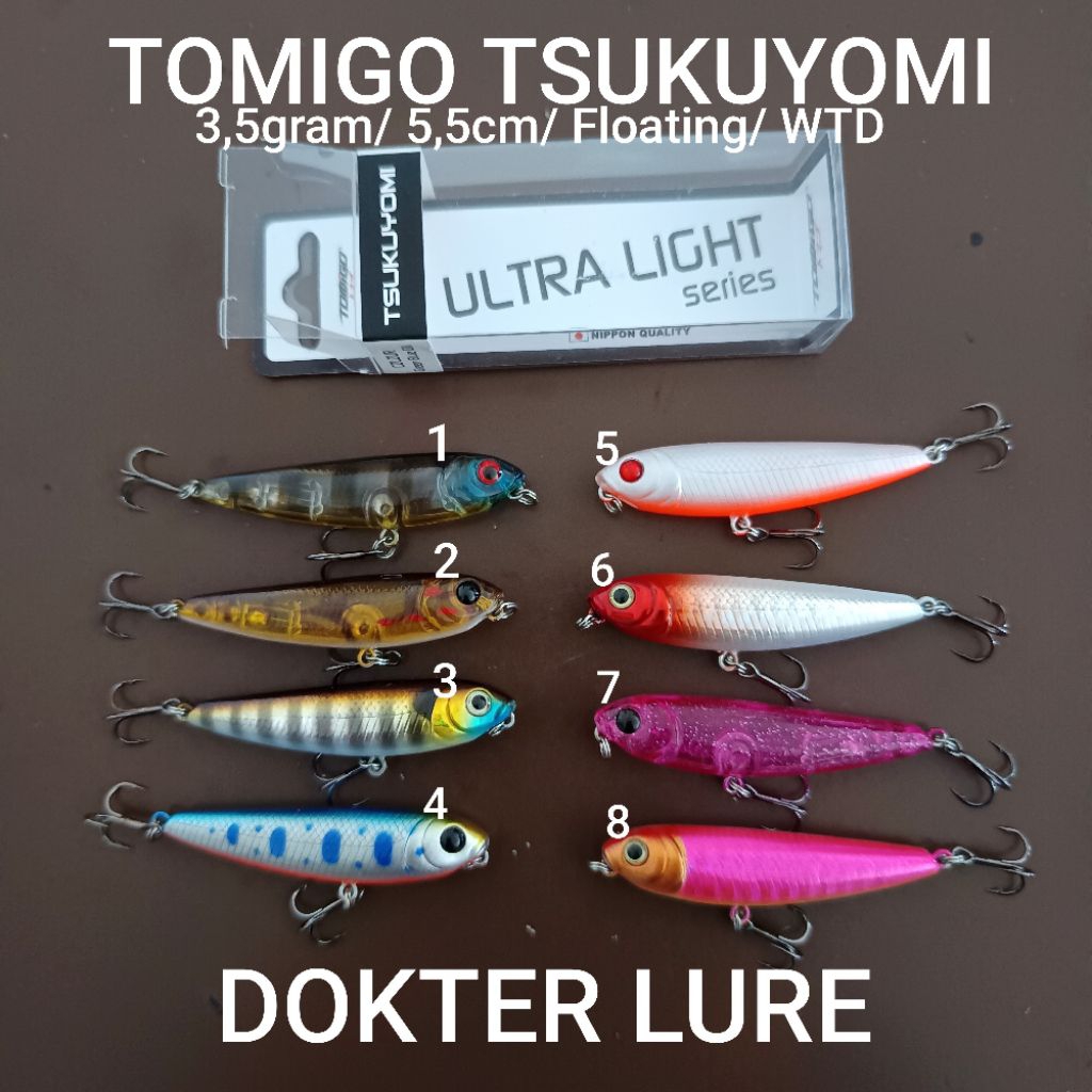 LURE TOMIGO TSUKUYOMI UMPAN CASTING PENCIL WTD