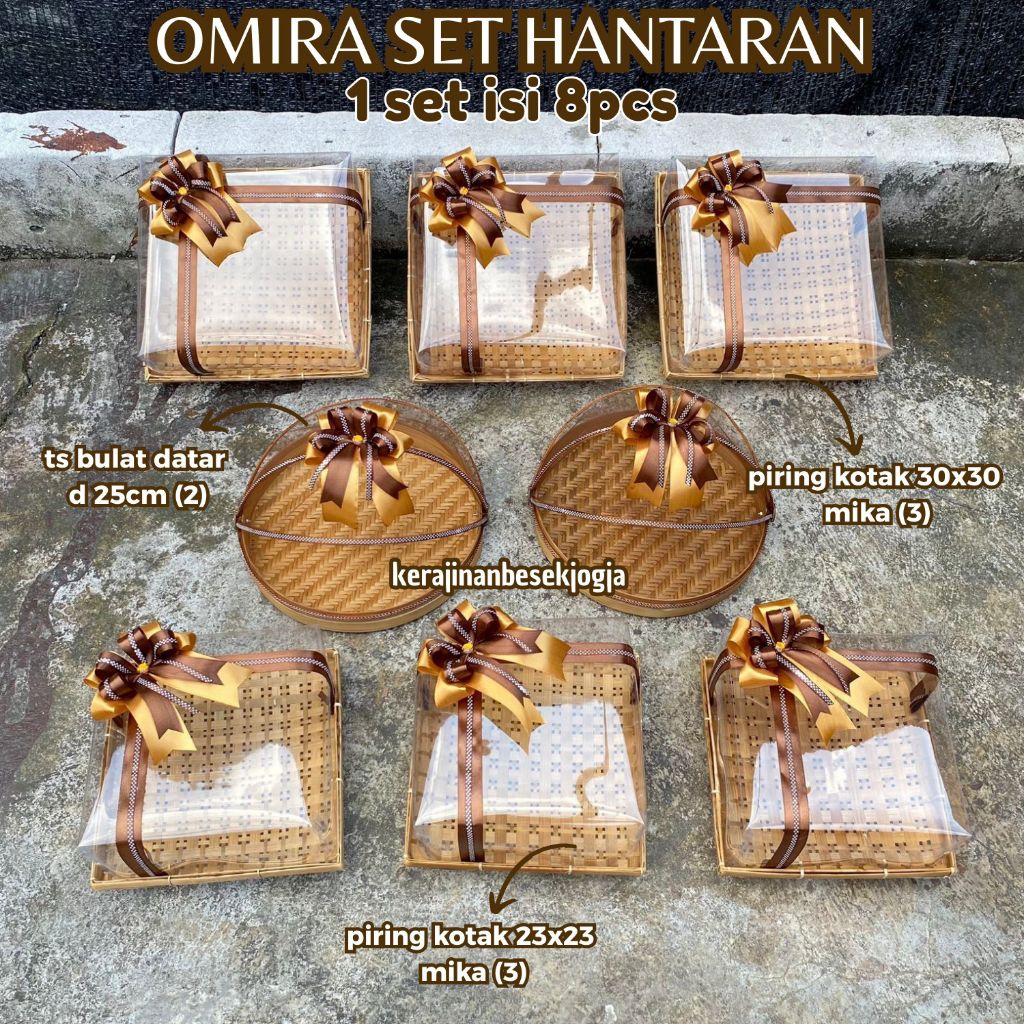 

OMIRA SET HANTARAN PREMIUM bonus PITA 3PCS | hantaran jumbo bingkisan seserahan hantaran jogja lamaran pernikahan