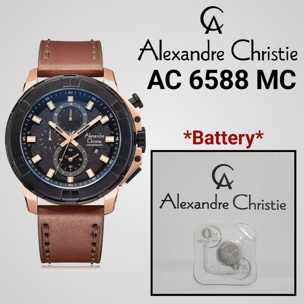Baterai Jam Tangan Alexandre Christie AC 6588 MC