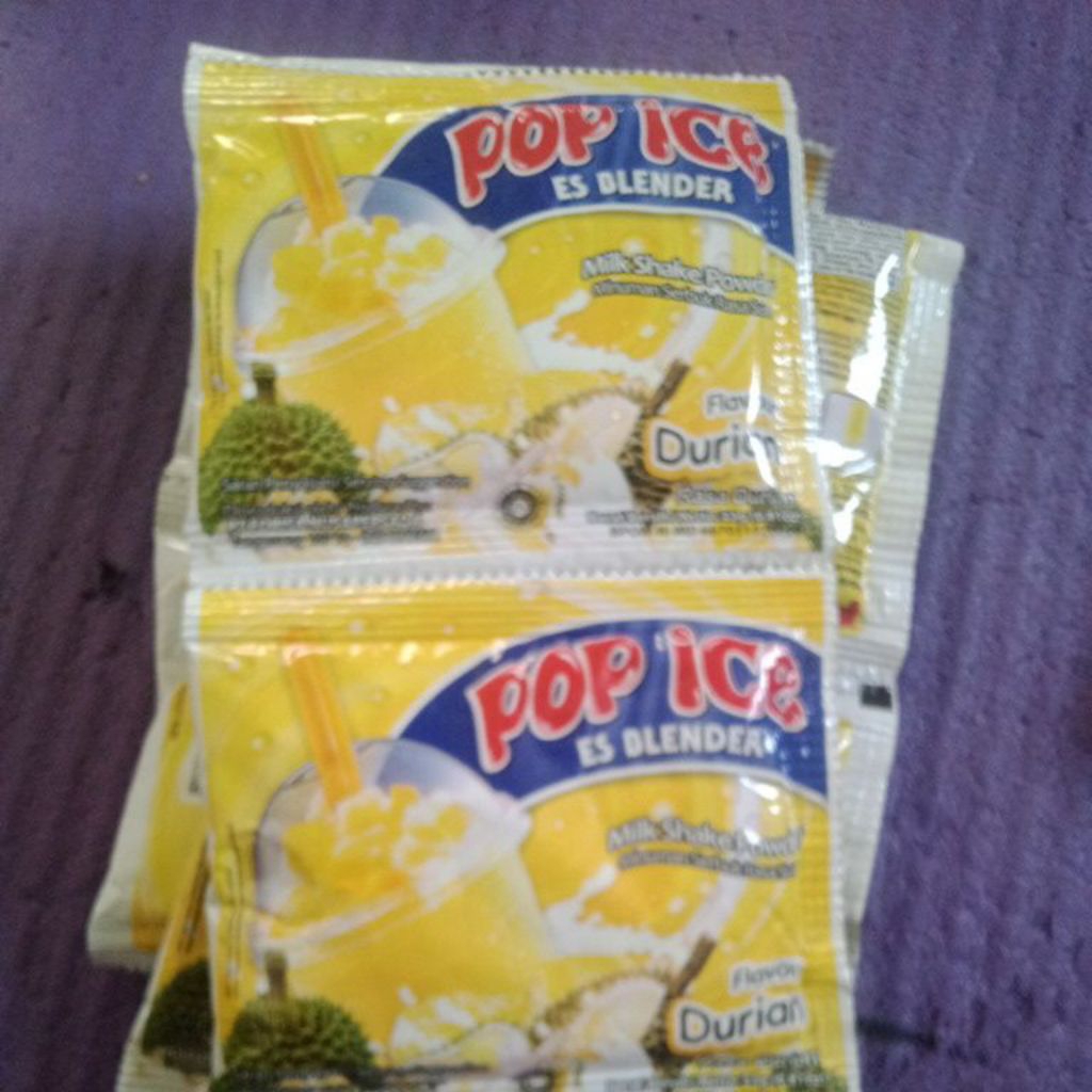 

minuman dingin pop ice