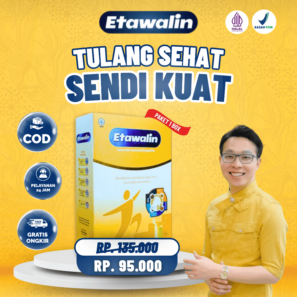 

Etawalin Original Susu Atasi Permasalahan Sendi Dan Asam Urat ( PAKET 1 BOX )