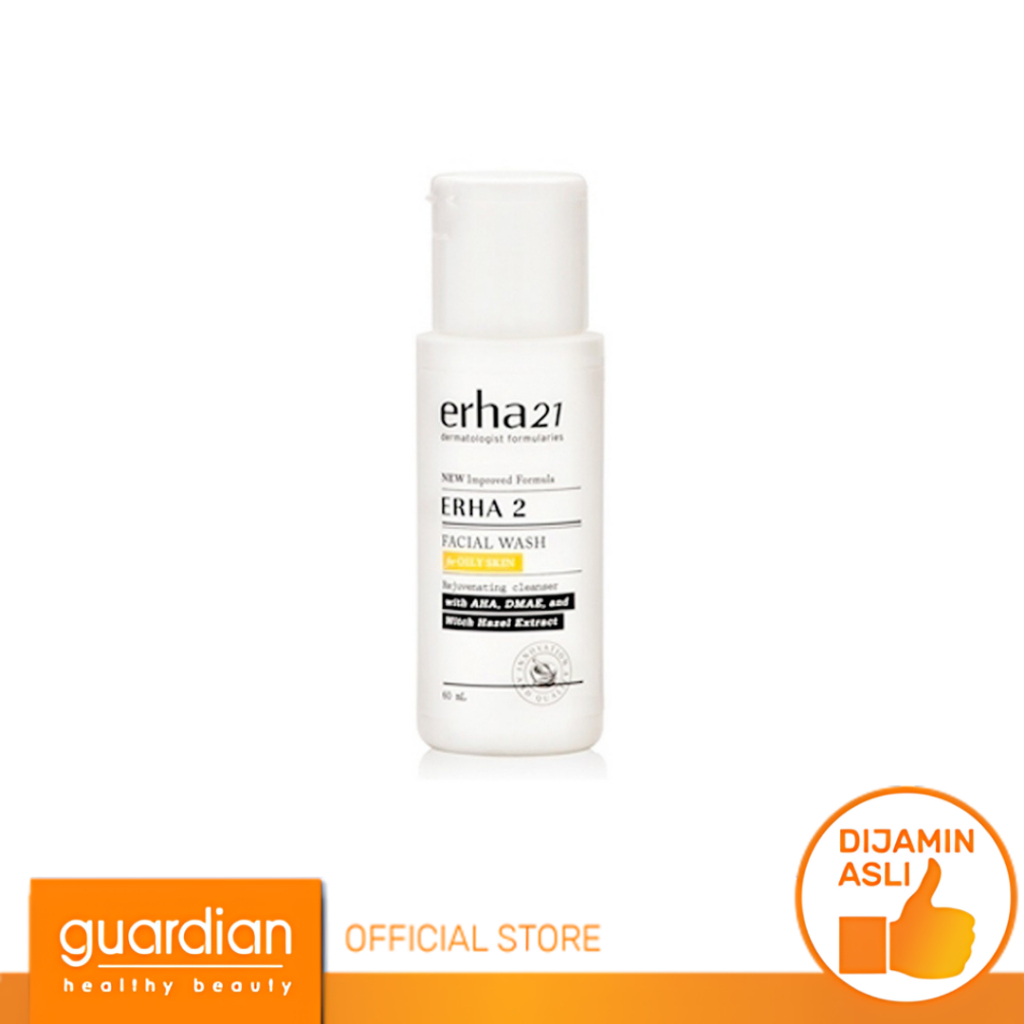 Erha21 2 Facial Wash for Oily Skin Aging Skin 60Ml - Sabun Cuci Muka Untuk Wajah Kulit Berminyak