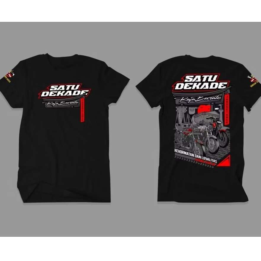 Kaos 1 dekade raja bersatu original official resmi