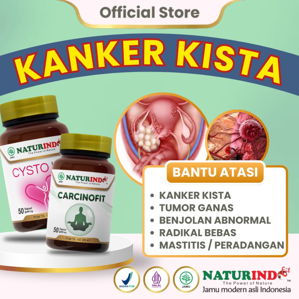 NATURINDO Herbal Kanker Kista Carcinofit Cysto Up