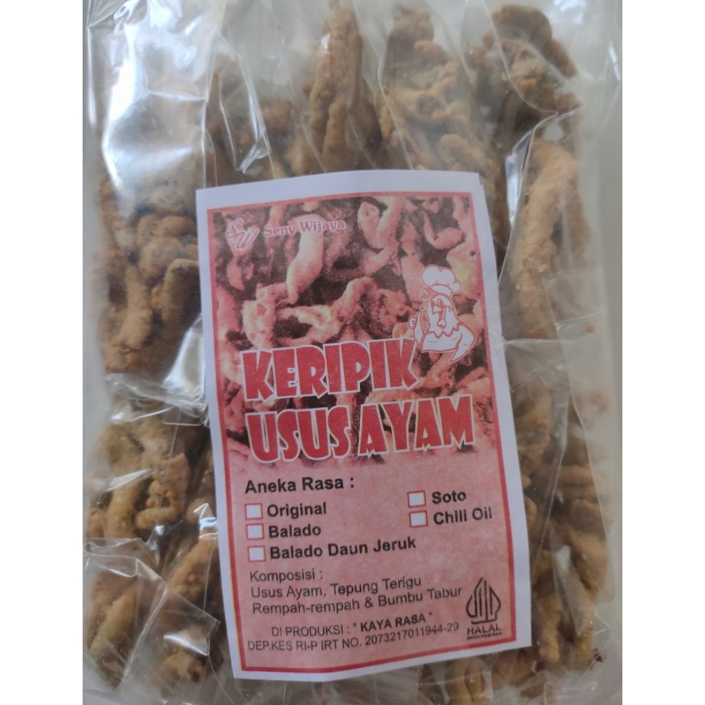 

kripik usus ayam