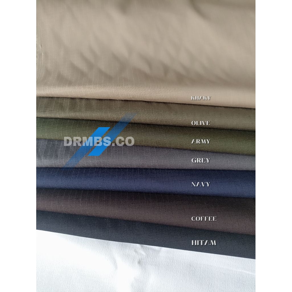DRMBS.CO KAIN RIPSTOP TR BAHAN KOTAK KOTAK TORNADO KAIN