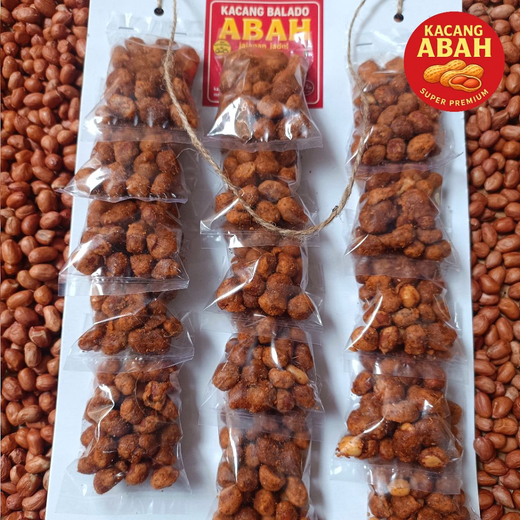 

Kacang Telur Balado Dengan Balutan Karamel Isi 15Pcs Jajanan Jadul