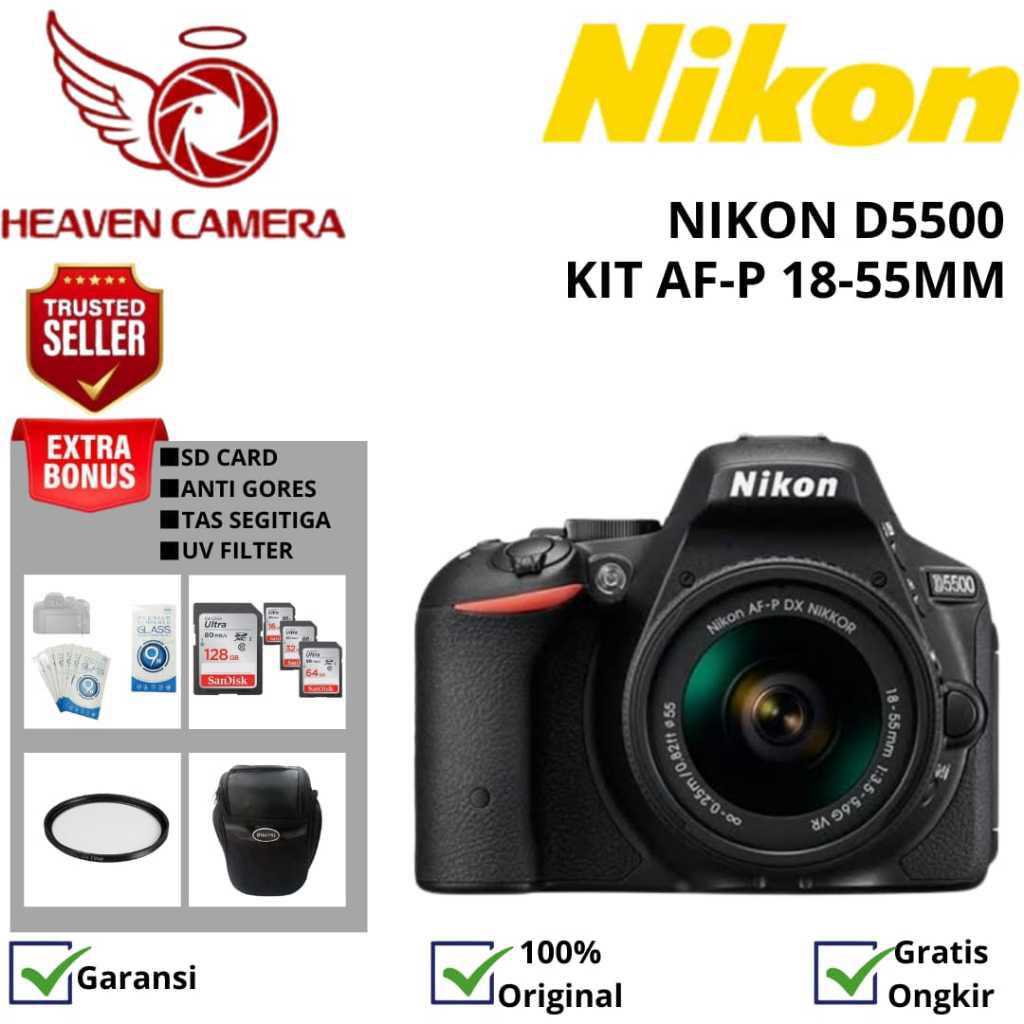 NIKON D5500 KIT 18-55MM / KAMERA NIKON D5500 KIT 18-55MM / NIKON D5500
