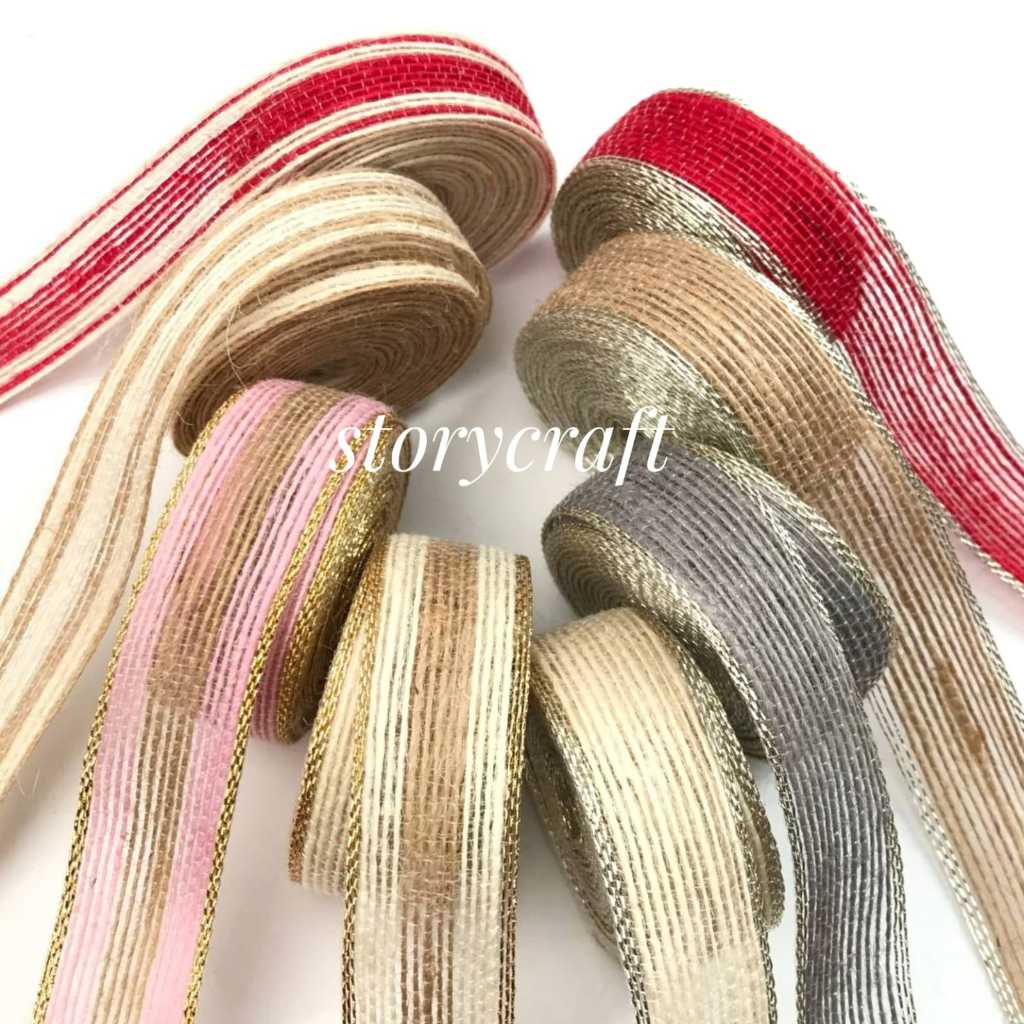 

1 YARD - 2.5 CM / PITA GONI LIS / PITA GONI LIS GOLD / PITA GONI LIS SILVER / PITA GONI NATURAL LIS