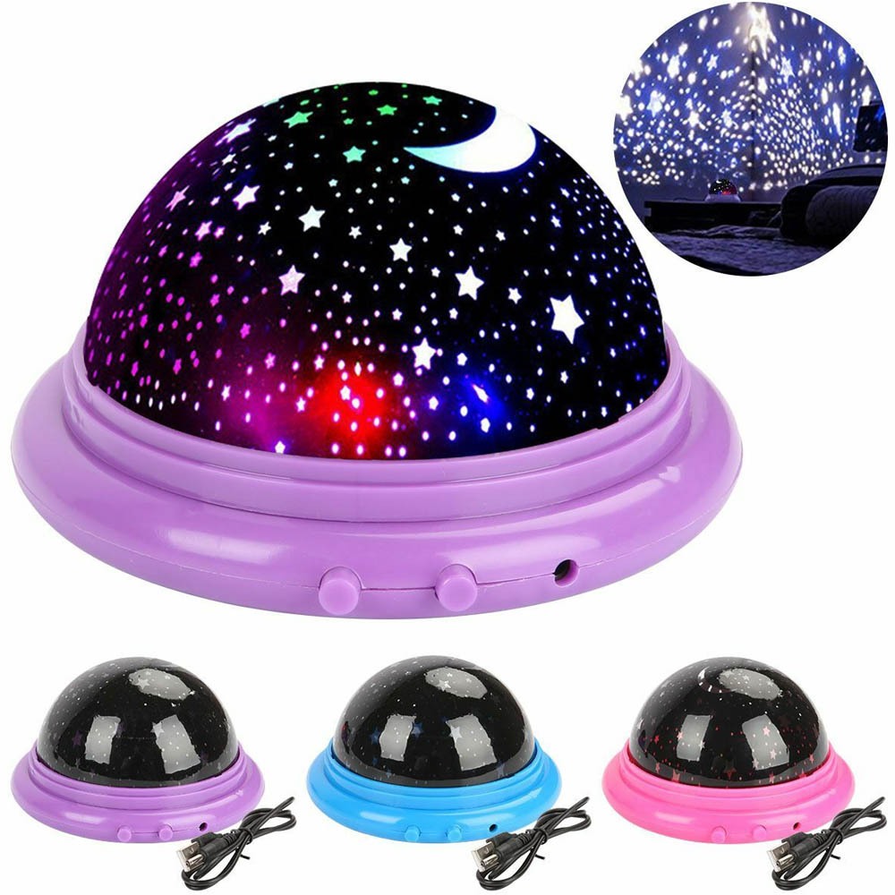 GD3CC- [BISA PILIH WARNA] KALNO Lampu Tidur Proyektor Star Versi Terbaru / Projector Lamp Kamar Aest