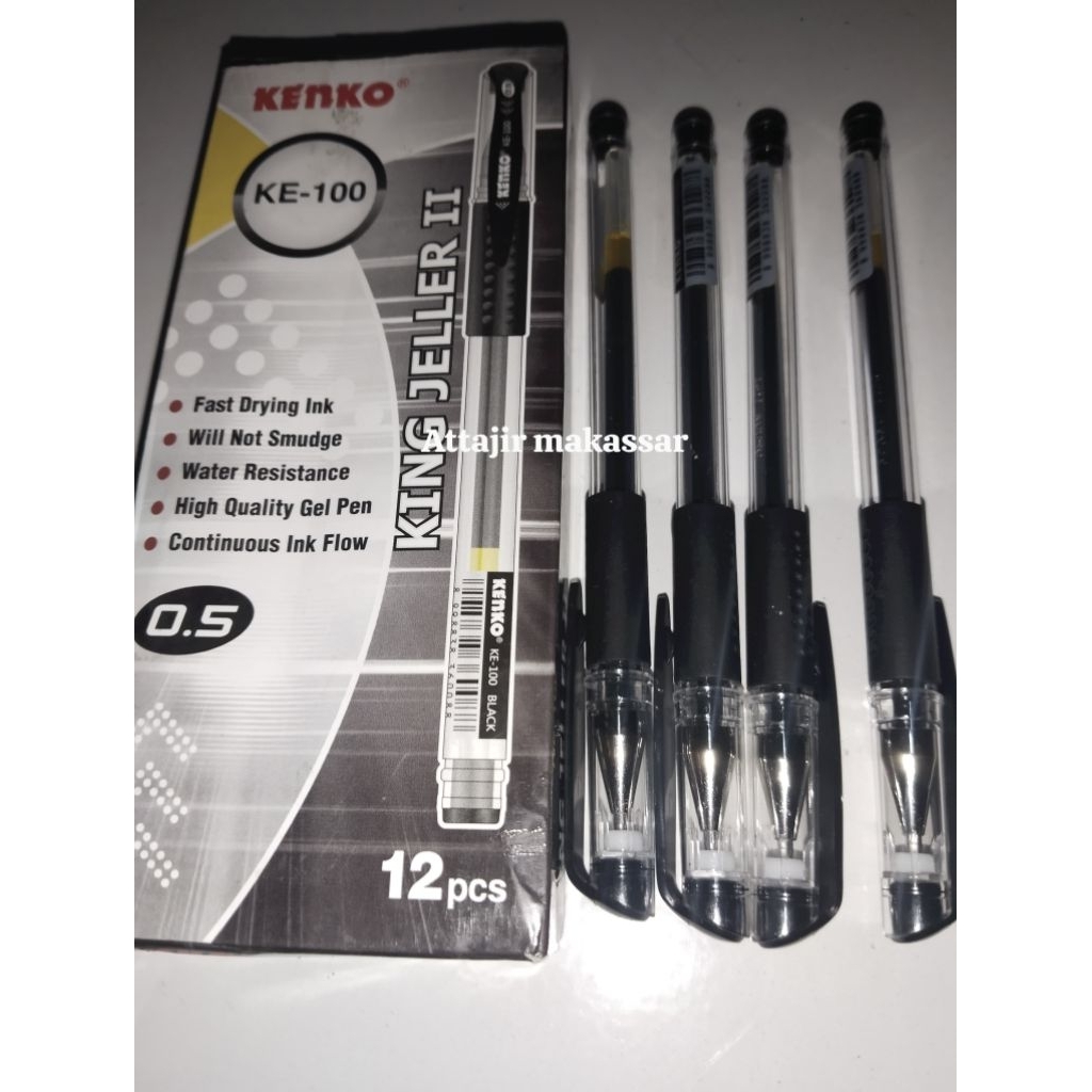 

Pulpen KENKO KE - 100 King Jeller 0.55mm gen pel cair