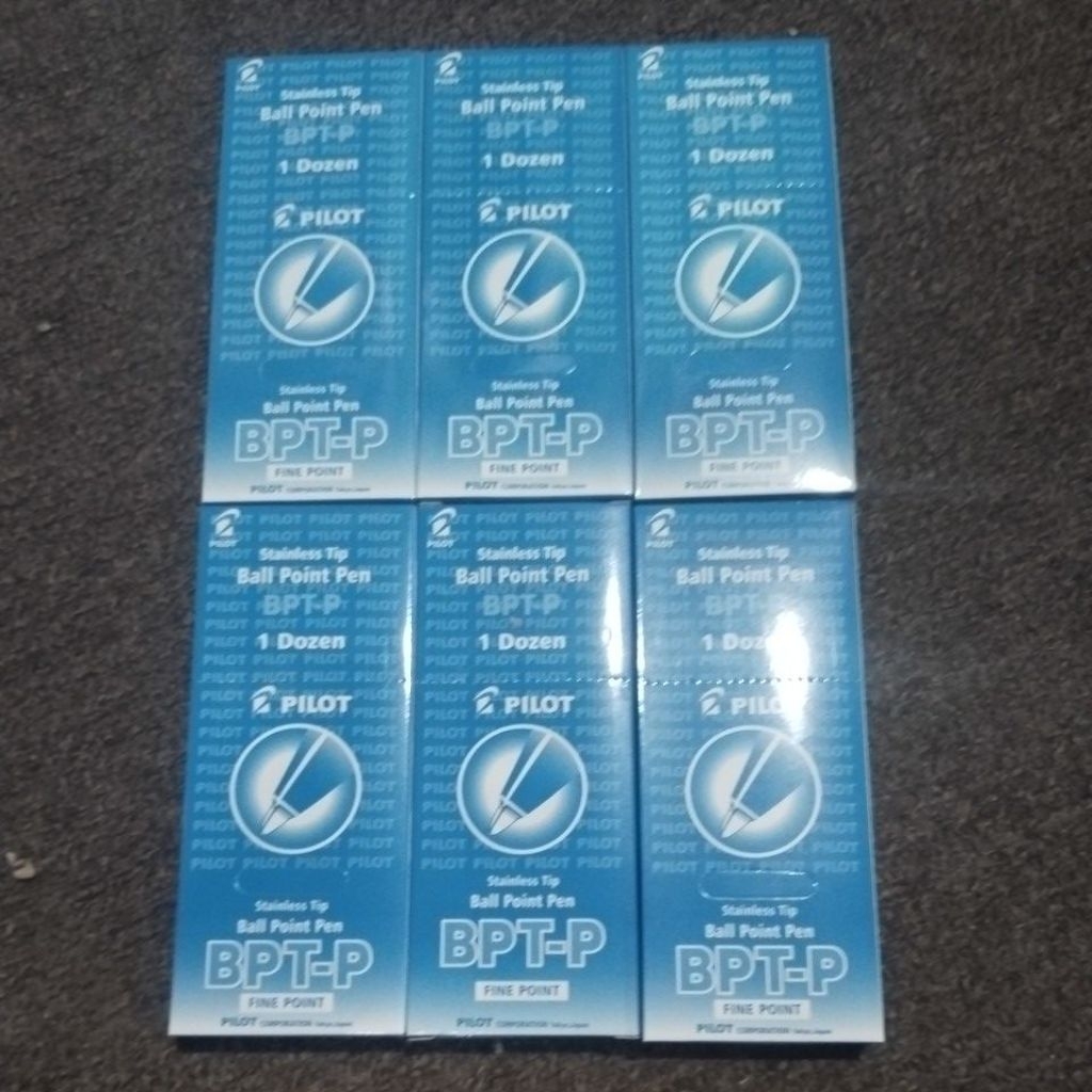 

Bolpen||Ballpoint||Pulpen Pilot BPTP warna Hitam(1 Lusin) AR