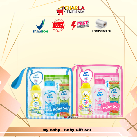 My Baby Special Bundle New Born Series / Gift Set 4in1 / Bedak Bayi Set Lengkap