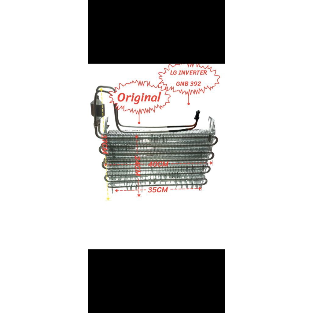 evaporator kulkas LG inverter