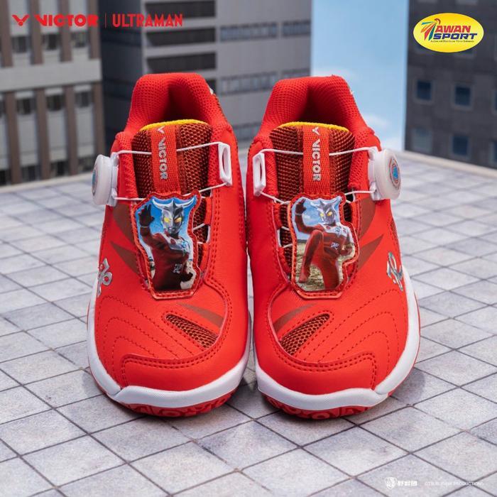 Special Edition Sepatu Badminton Junior Victor Ultraman A-UTMJR D / Sepatu Badminton Anak / Sepatu U