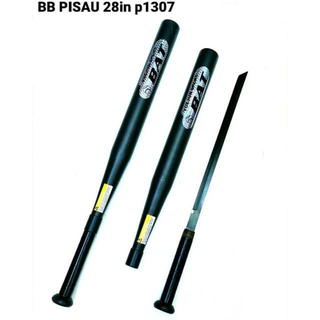 TONGKAT BASEBALL 2 IN 1 PISAU P1307 TONGKAT PANJANG PERLENGKAPAN OUTDOOR