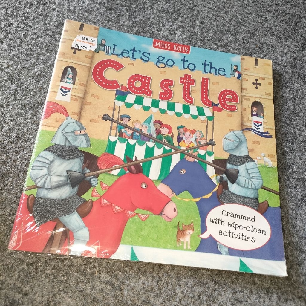 BUKU BIG BAD WOLF (BBW) - LET'S GO TO THE : CASTLE [MILES KELLY] - BUKU CERITA ANAK IMPORT (INGGRIS)