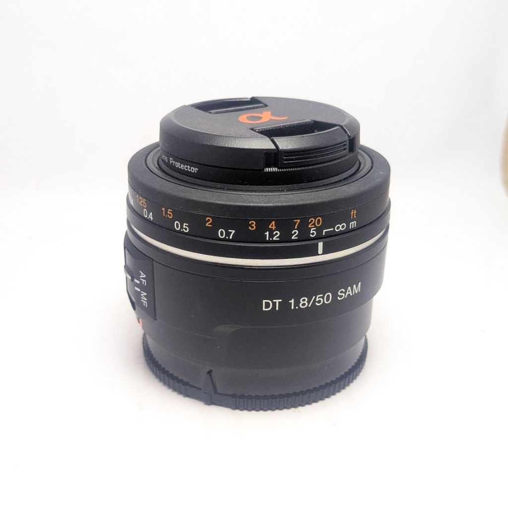 Lensa sony DSLR Tele Zoom A mount 50mm f1.8 DT SAM Second Normal