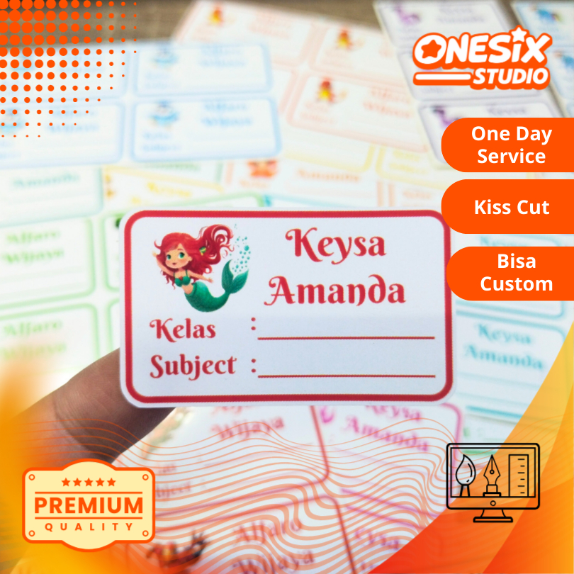 

Stiker Nama Buku / Stiker Custom Nama Buku Sekolah Anak Satuan Tema Anak