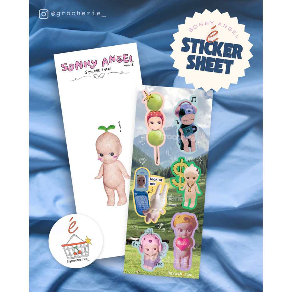 

Sonny Angel Sticker Sheet | Waterproof Deco Sticker