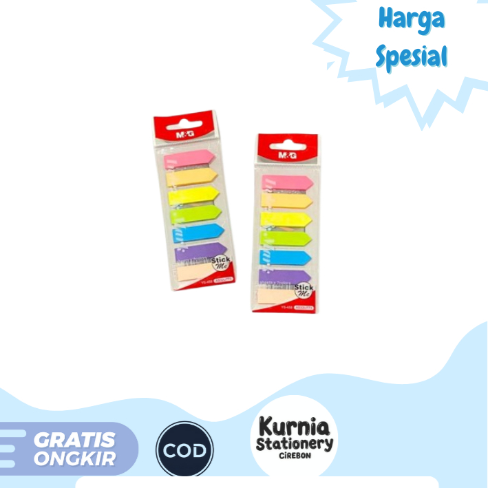 

M&G Sticky Note Flag YS-458 / Index Penanda Buku AS32U773