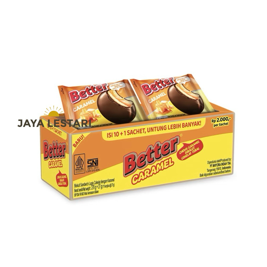 

Better Caramel Box (Isi 11 Pcs/Box) (11x27g)