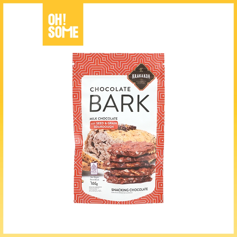 

OHSOME - KRAKAKOA Bark Biscuit Seed Grain & Sourdough Snacking Chocolate Makanan Ringan Snack Sehat