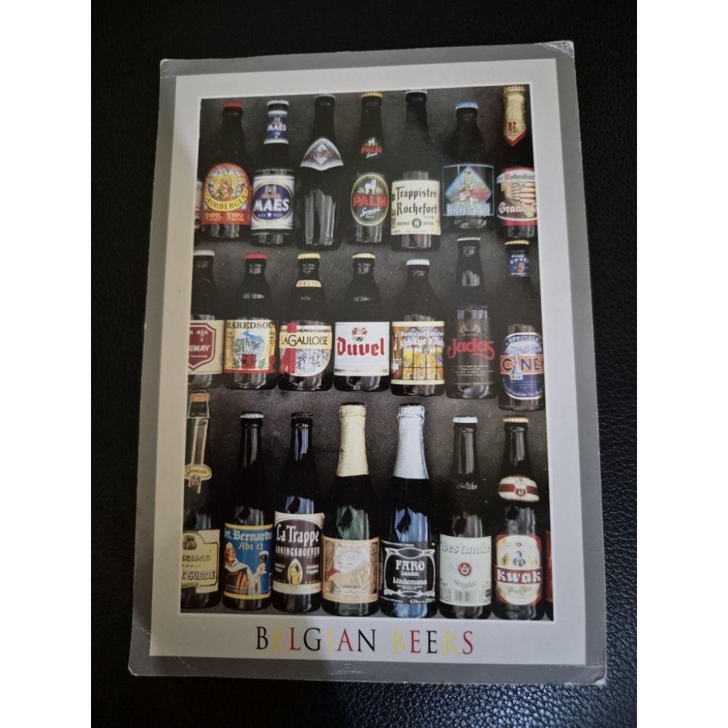 

kartu pos beer belgia/belgium beer postcard