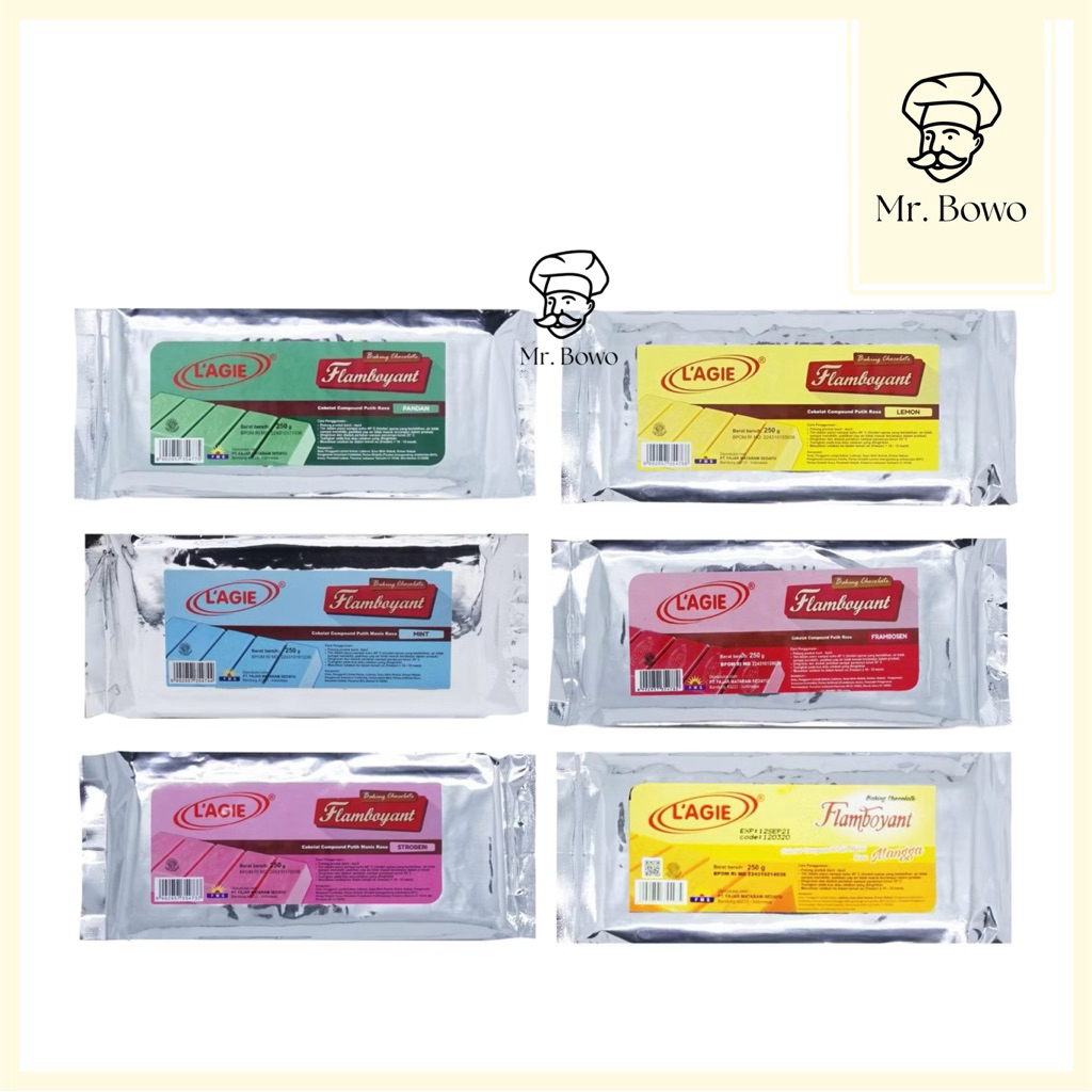 

Lagie Flamboyant Baking Chocolate (250g) (5 Varian Rasa)
