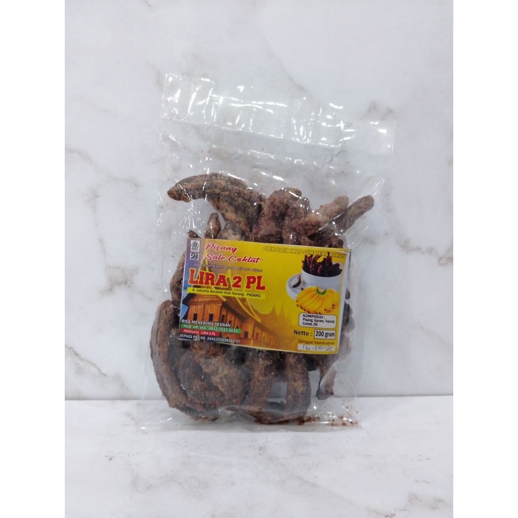

Pisang salai cokelat lira