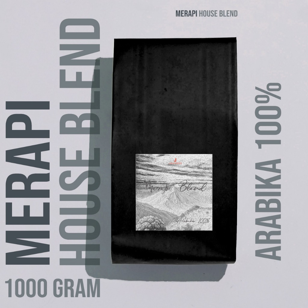 

Merapi Blend – Kopi Arabika & Robusta Premium 1kg | 100 % Arabika | Fresh Roast, Strong & Manis, Kopi Khas Indonesia