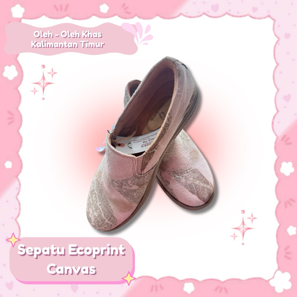 Sepatu Ecoprint Canvas