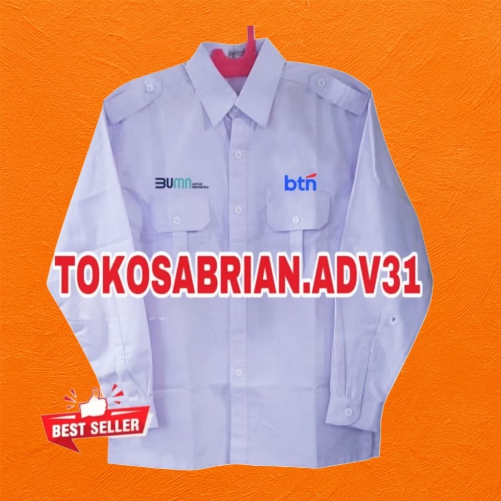 Kemeja BUMN BTN Baju BUMN BTN Terbaru Seragam BUMN BTN