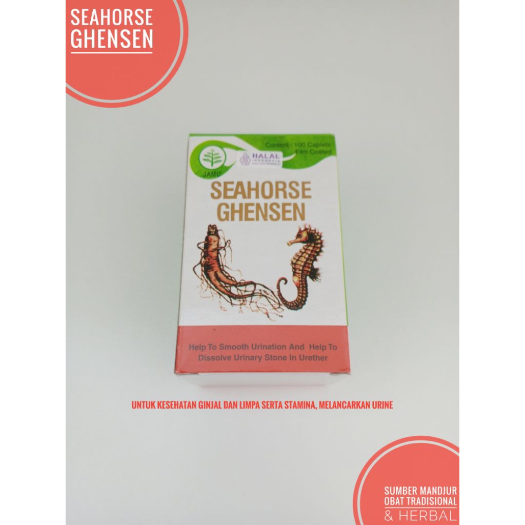 Seahorse Ghensen Obat Kesehatan Ginjal Masalah Batu Ginjal