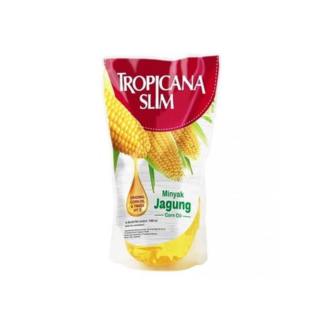 

Tropicana Slim Corn Oil Pouch 1000ml Minyak Goreng