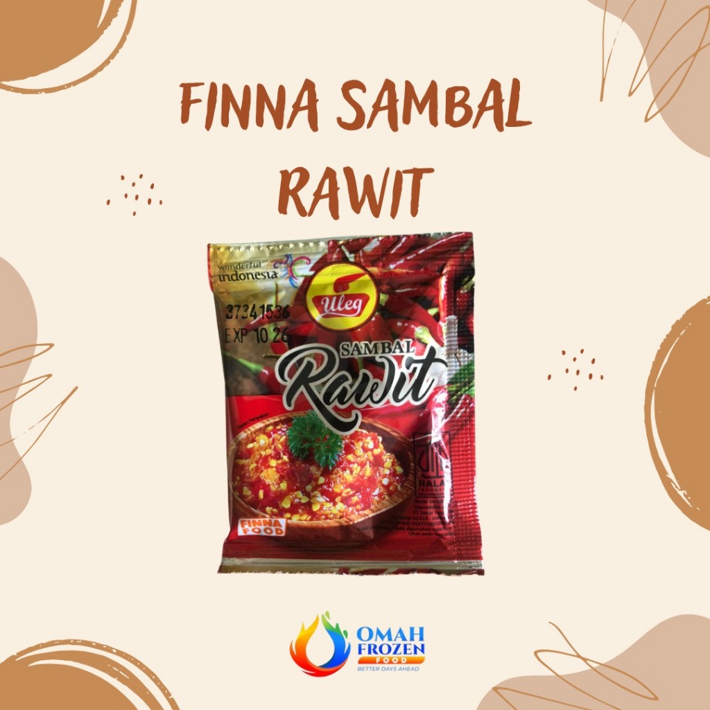 

Finna Uleg Sambal Rawit/ Sambal Terasi/ Sambal Ijo Sachet (KHUSUS INSTANT)