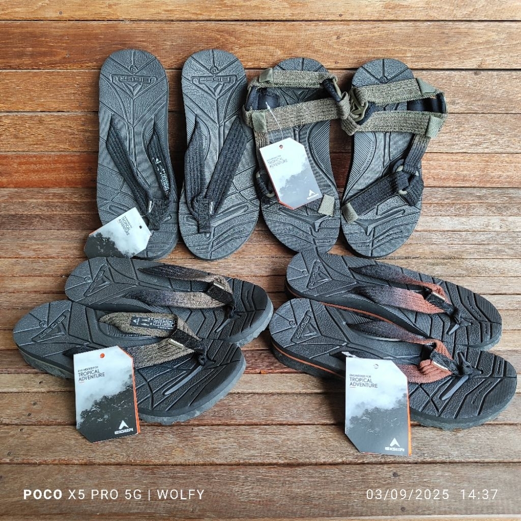 Sandal Gunung Eiger | Eiger Kinkajou Pinch 2.0 | Eiger Kinkajou Roll Strap 2.0 | Sandal Kinkajou Pin