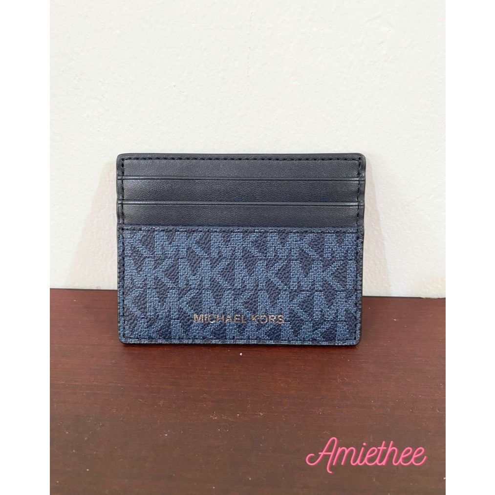 [PRELOVED] MICHAEL KORS - Hudson Empire Signature Logo Card Case Dompet Kartu Pria Logo Signature MK
