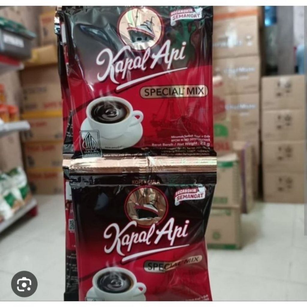 

[READY STOCK] KOPI PROMO Kapal Api MIX + GULA 23gr 1 Renceng 10 Sachet