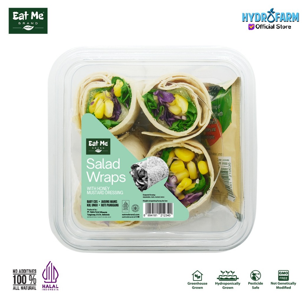 

Eat Me Brand - Salad Wraps Honey Mustard