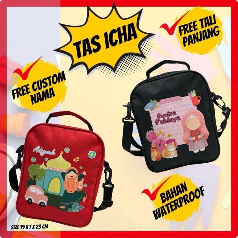 

TAS NGAJI/TAS ICHA/TAS SELEMPANG FREE CUSTOM