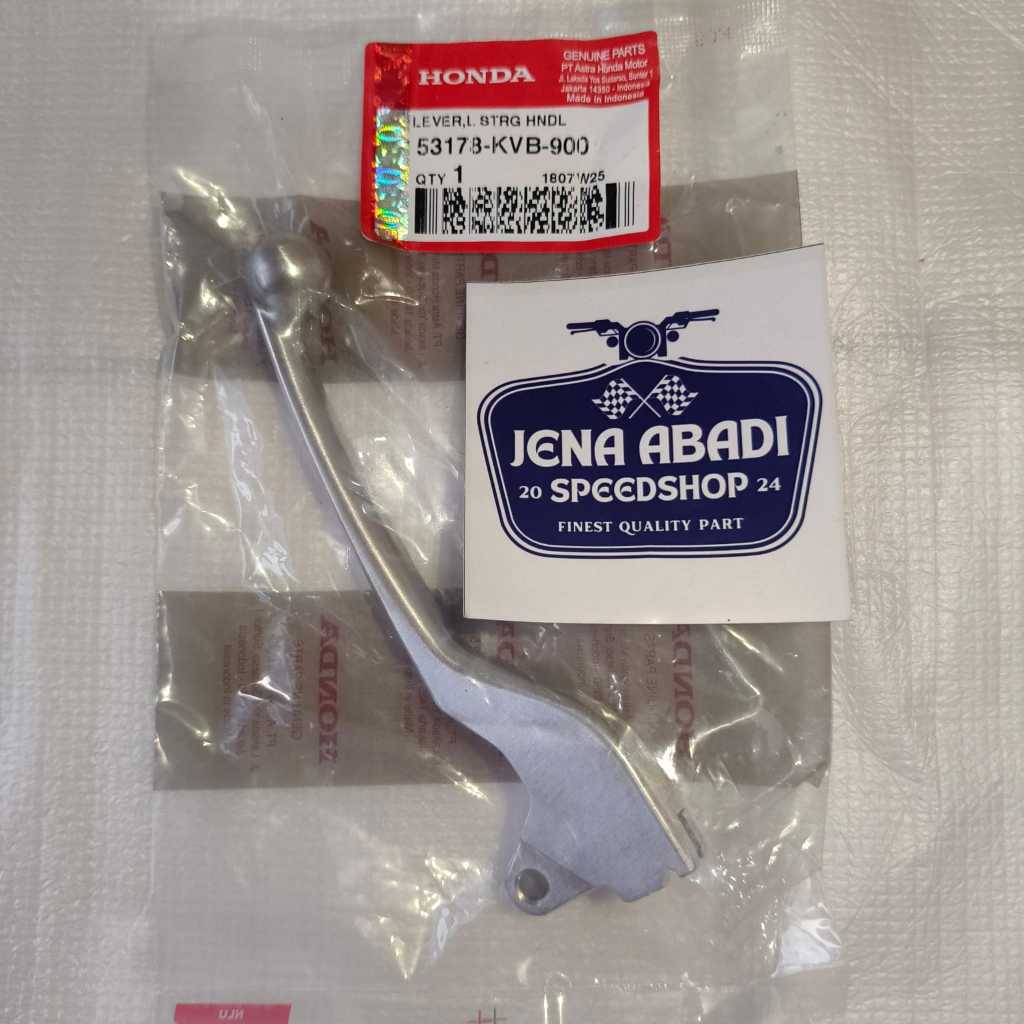 Hendel HANDLE REM KIRI BEAT FI VARIO 110 KARBU VARIO 110 FI BEAT KARBU SILVER ORIGINAL AHM 53178-KVB