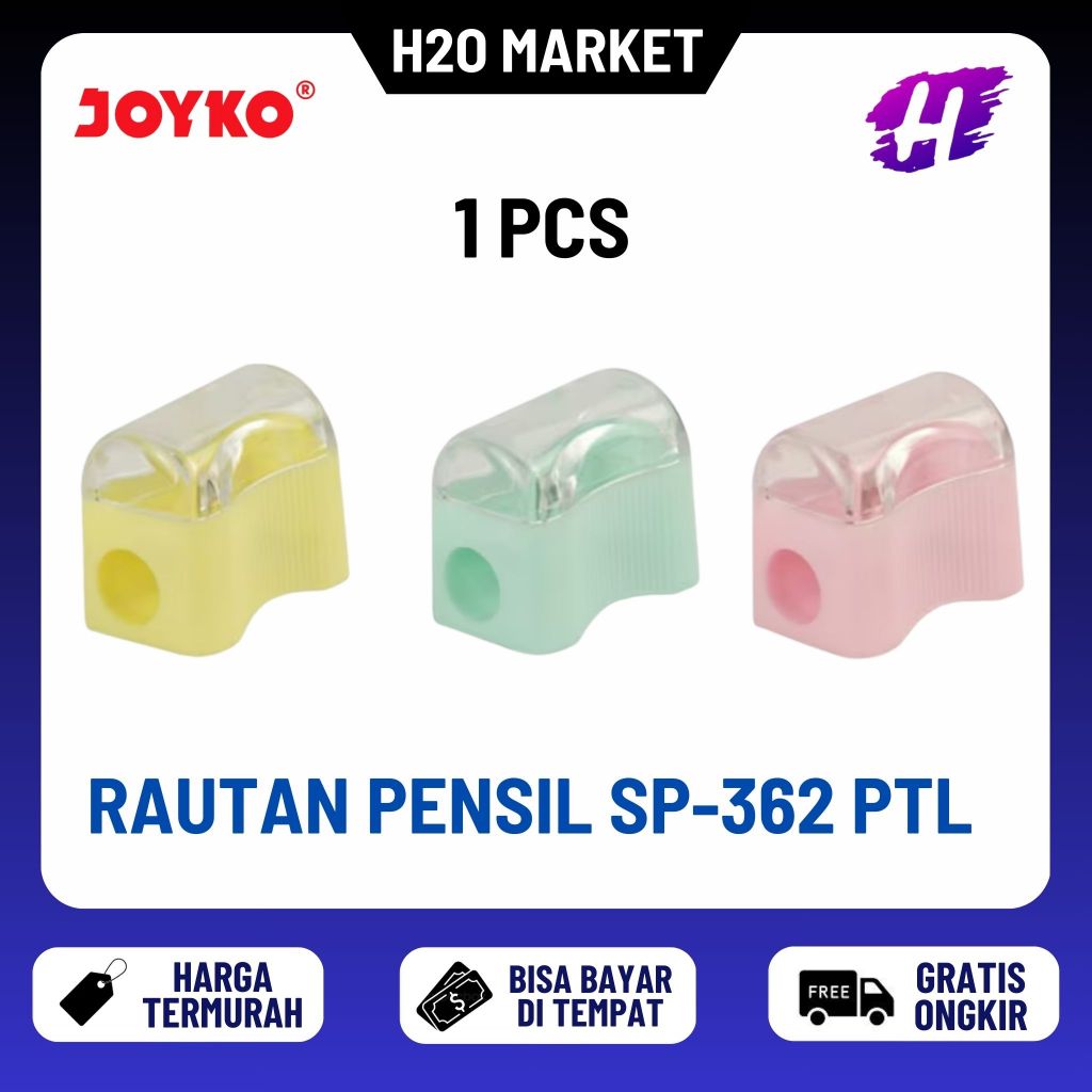 

❤️H2O❤️ Rautan Serutan Sharpener Joyko SP-362PTL ( 1 PCS)